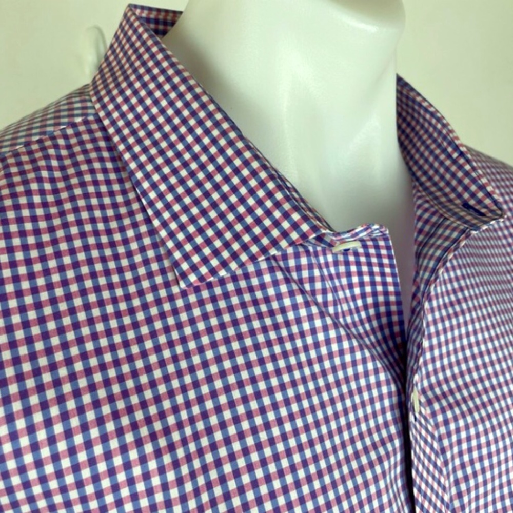 ( 2+ bundled men’s shirts @50% off) Zachary Prell Checkered Short Sleeve Shirt